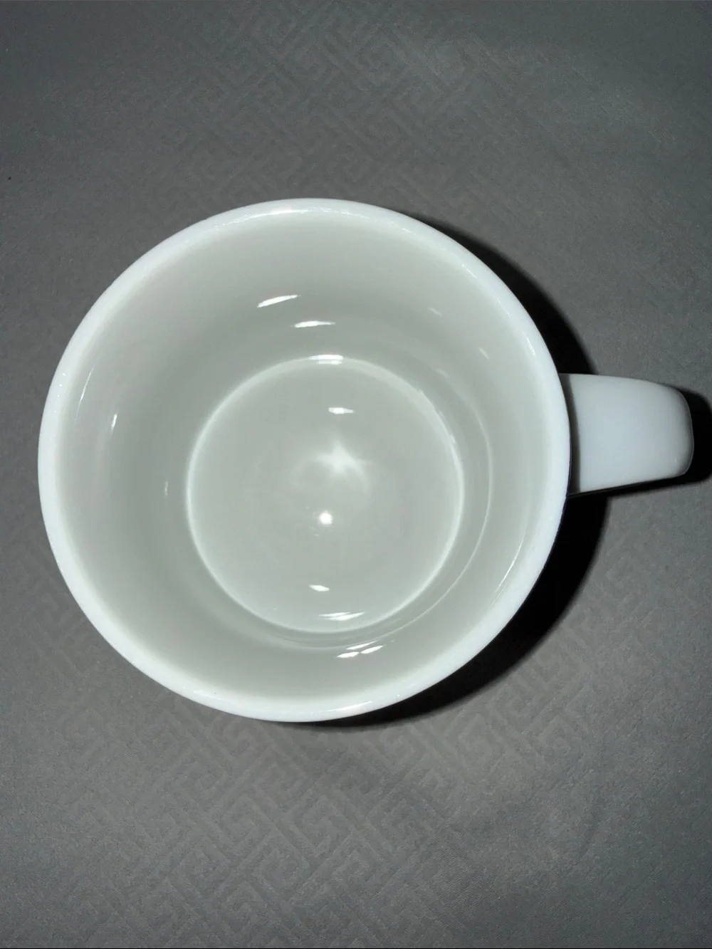Vtg Dansk Mosaic Wave Ceramic Coffee Mug Cup Blue & Green Tile Pattern Portugal